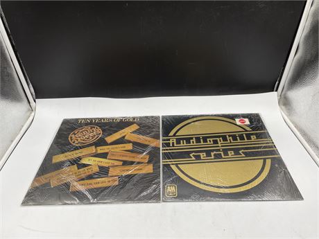2 SEALED OLD STOCK RECORDS - SHRINK WRAP IS WORN