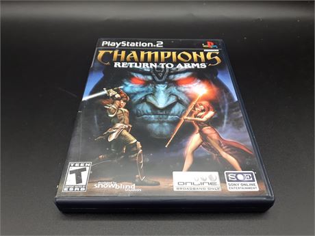 CHAMPIONS RETURN TO ARMS - PS2 - EXCELLENT CONDITION