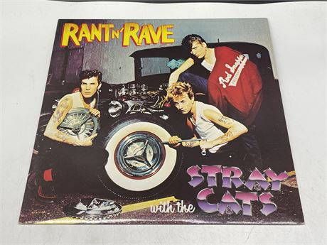 STRAY CATS - RANT N’RAVE WITH THE STRAY CATS - NEAR MINT (NM)