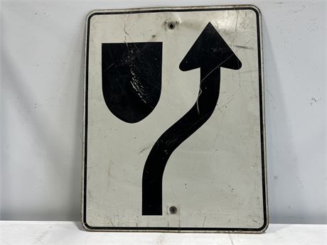 HEAVY METAL ROAD SIGN (24”x30”)