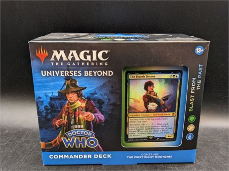 SEALED - MAGIC THE GATHERING DR. WHO COMMANDER DECK