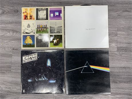 4 RECORDS (some are scratched)