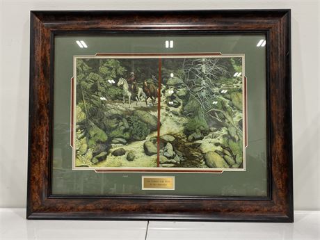 BEV DOOLITTLE PRINT “THE FOREST HAS EYES” (28”x22”)