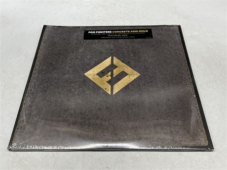 SEALED - 2017 FOO FIGHTERS - CONCRETE & GOLD RECORD