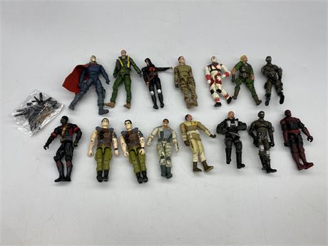 LOT OF ACTION FIGURES - SOME HASBRO