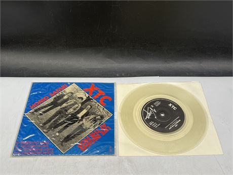 XTC - LIFE BEGINS AT THE HOP 45RPM - COLOURED LP - VG+