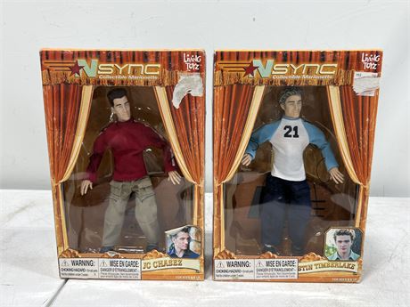 (2) 2000 NSYNC COLLECTABLE MARIONETTES IN BOX (13” tall)