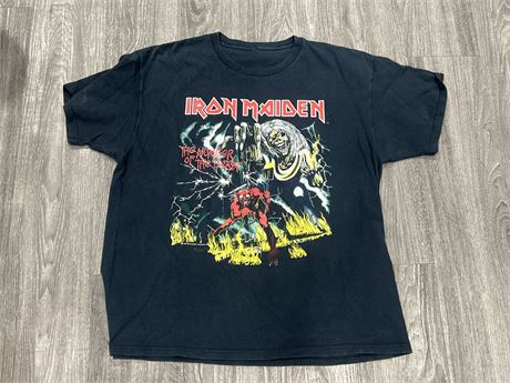 1982 IRON MAIDEN “THE NUMBER OF THE BEAST” T SHIRT - SIZE XL