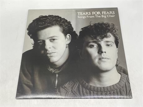 TEARS FOR FEARS OG CANADIAN 1985 PRESS - SONGS FROM THE BIG CHAIR - EXCELLENT