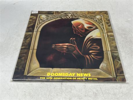 DOOMSDAY NEWS - THE NEW GENERATION OF HEAVY METAL RARE UK - EXCELLENT (E)
