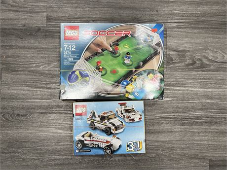 2 OPEN BOX LEGO SETS