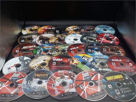 COLLECTION OF PS3 GAMES - DISC ONLY