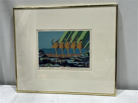 SIGNED / NUMBERED PRINT BY RONALD THOMPSON (20”x17”)