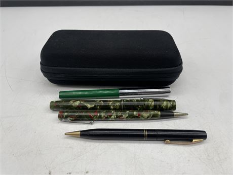 4 WATERMAN & OTHER PENS