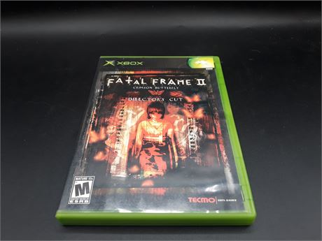 FATAL FRAME 2 - VERY GOOD CONDITION - XBOX