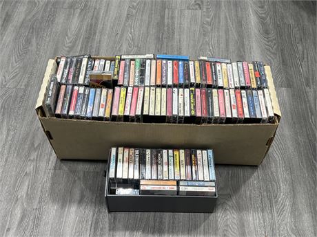 LARGE LOT OF ASSORTED CASSETTES