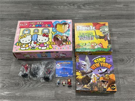 LOT OF GAMES / FIGURES / TOYS
