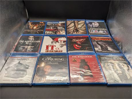 SEALED - COLLECTION OF HORROR BLURAYS