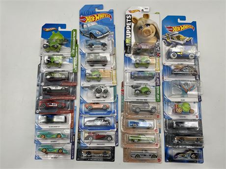 MIXTURE OF OLDER & NEWER CARDED HOT WHEEL CARS - EACH MIP