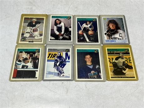 8 MANON RHEAUME / OTHERS ROOKIE CARDS