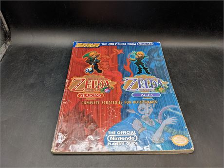 ZELDA ORACLE OF SEASONS & AGES STRATEGY GUIDE BOOK