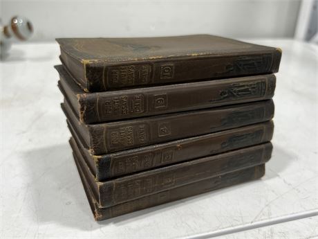 (6) 1919 DATED BOOKS BY FRANK CRANE (Books are 4”x5.5”)