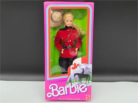 CANADIAN BARBIE RCMP DOLL (Mint - sealed and never removed)