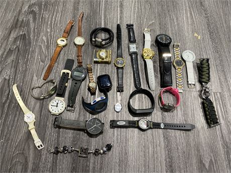 LOT OF WATCHES (Mostly for parts)
