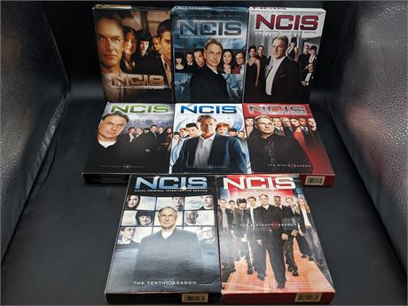 8 NCIS TV SERIES SEASONS - EXCELLENT CONDITION - DVD