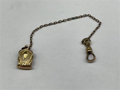 EARLY 1900’S LADIES POCKET WATCH W/ CHAIN