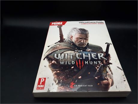 WITCHER GUIDE BOOK - VERY GOOD CONDITION