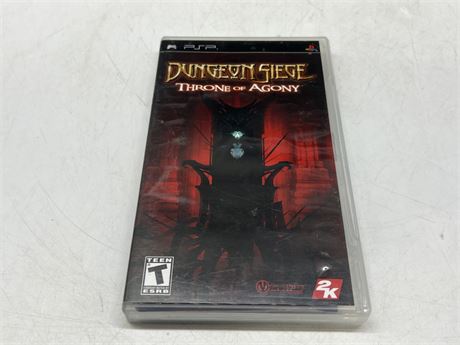 DUNGEON SIEGE - PSP - EXCELLENT CONDITION W/INSTRUCTIONS