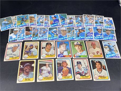 37 VINTAGE MLB CARDS