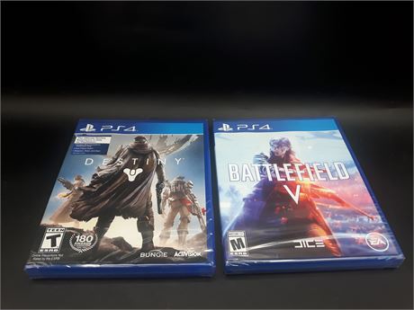 SEALED - COLLECTION OF PS4 GAMES