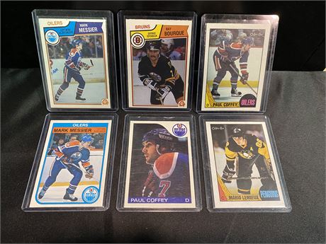 6 - 80’s NHL CARDS