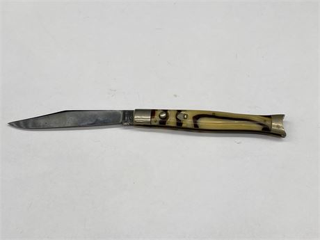SCHRADE WALDEN NY USA SELF ASSISTED KNIFE (3.5” BLADE)