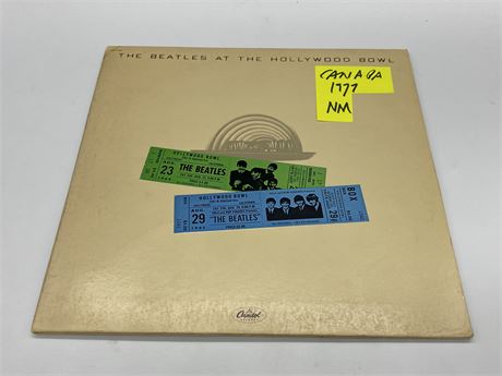 THE BEATLES AT HOLLYWOOD BOWL CANADIAN 1977 - NEAR MINT (NM)