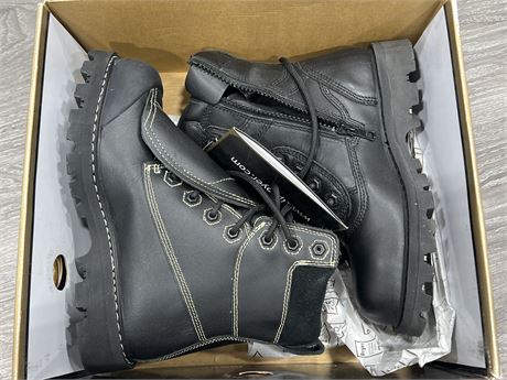 NEW ROYER STEEL TOE WORK BOOTS - SIZE 7