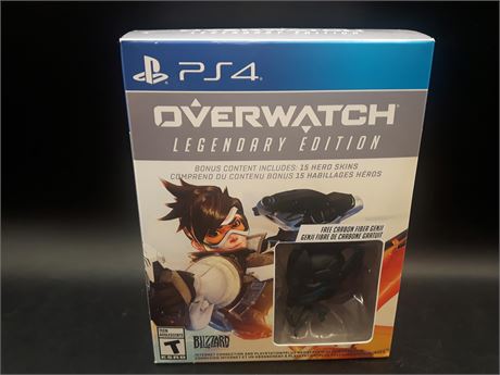 SEALED - OVERWATCH COLLECTORS EDITION WITH FIGURE - PS4