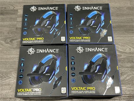 4 NEW ENHANCE GAMING HEADSETS
