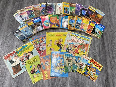 GALAXY BOOKS & POPEYES COLLECTABLES
