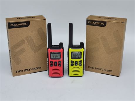 2 NEW SETS OF TWO WAY RADIO