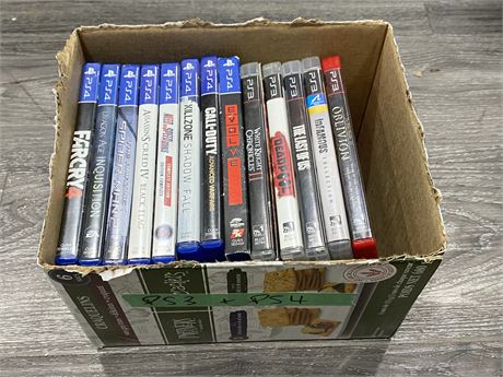 LOT OF PS3 & PS4 GAMES