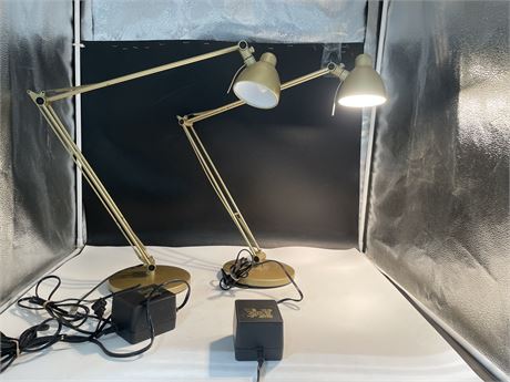 IKEA AUTIFONI PAIR LAMPS (30”)