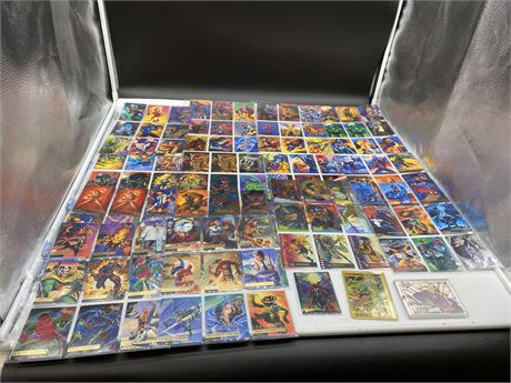 (126) 1995 FLEER ULTRA SPIDER-MAN CARDS & 3 MISC COMIC CARDS