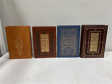 4 FIRST EDITION FRANKLIN LIBRARY BOOKS