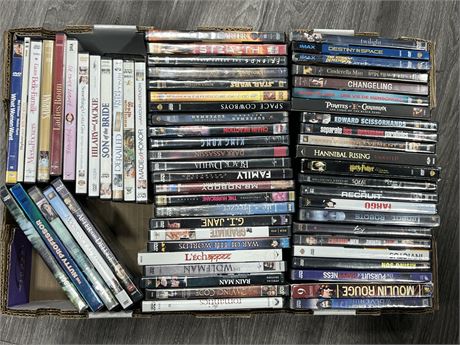 FLAT OF DVDS