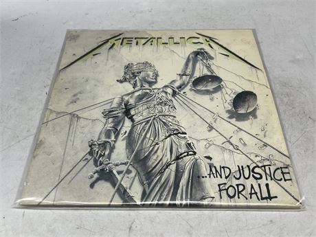 METALLICA - AND JUSTICE FOR ALL 2LP - VG+