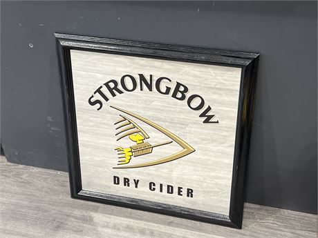 STRONGBOW DRY CIDER MIRRORED ADVERT - 23”x23”
