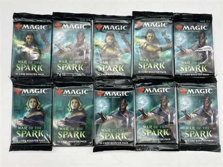 MAGIC THE GATHERING 10X WAR OF THE SPARK BOOSTER